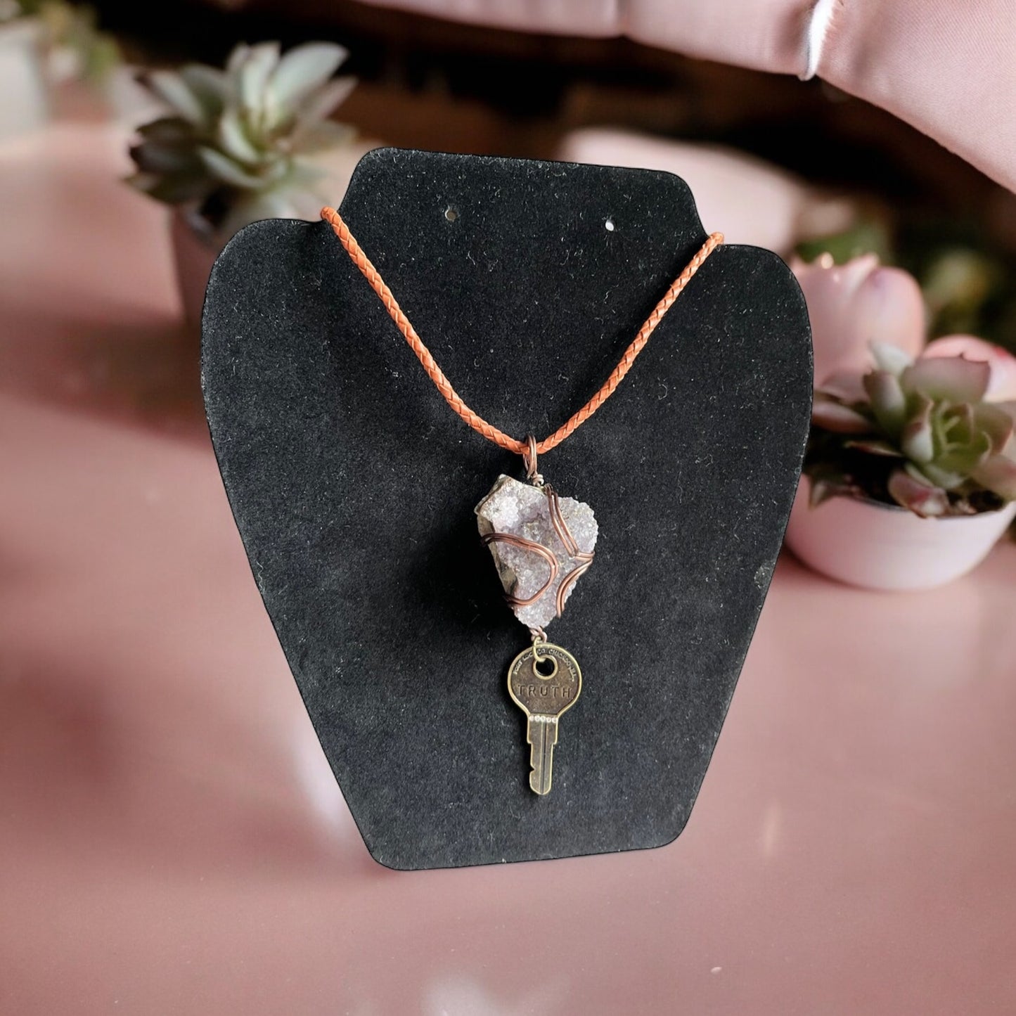 Raw Amethyst Necklace