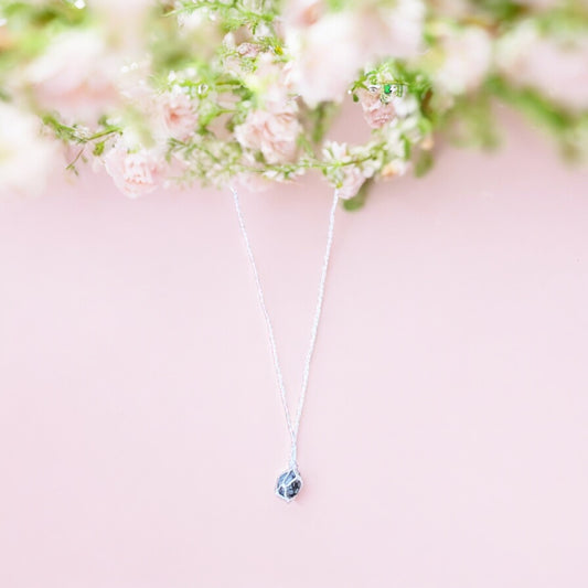 Snowflake Obsidian Necklace