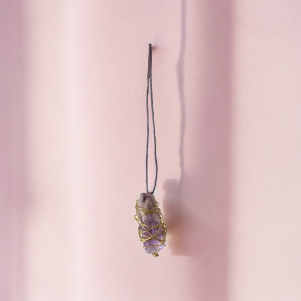 Raw Amethyst Necklace