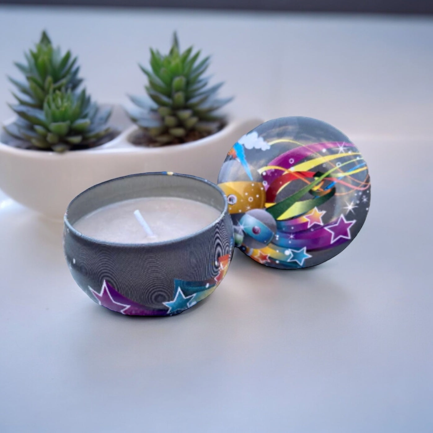 Tiny Tin Candles