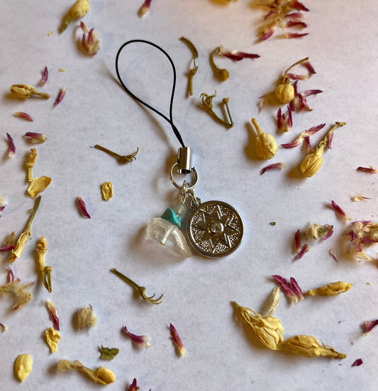 Blue Howlite Phone/Keychain