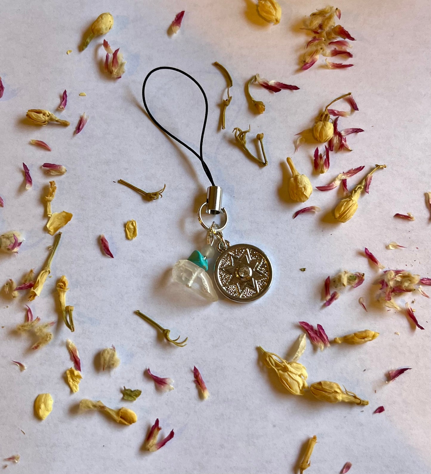 Blue Howlite Phone/Keychain